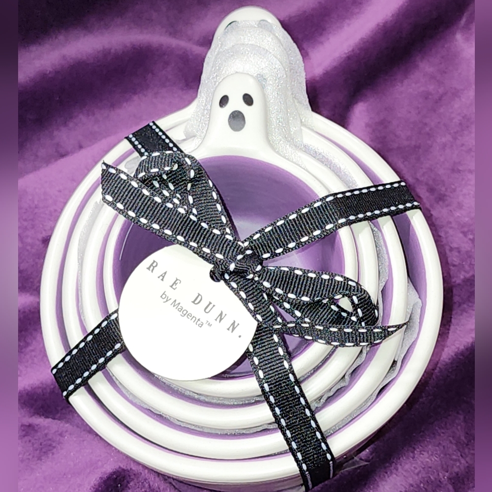 Rae Dunn Ghost Measuring Cups Halloween Kitchen Decor Artisan Collection